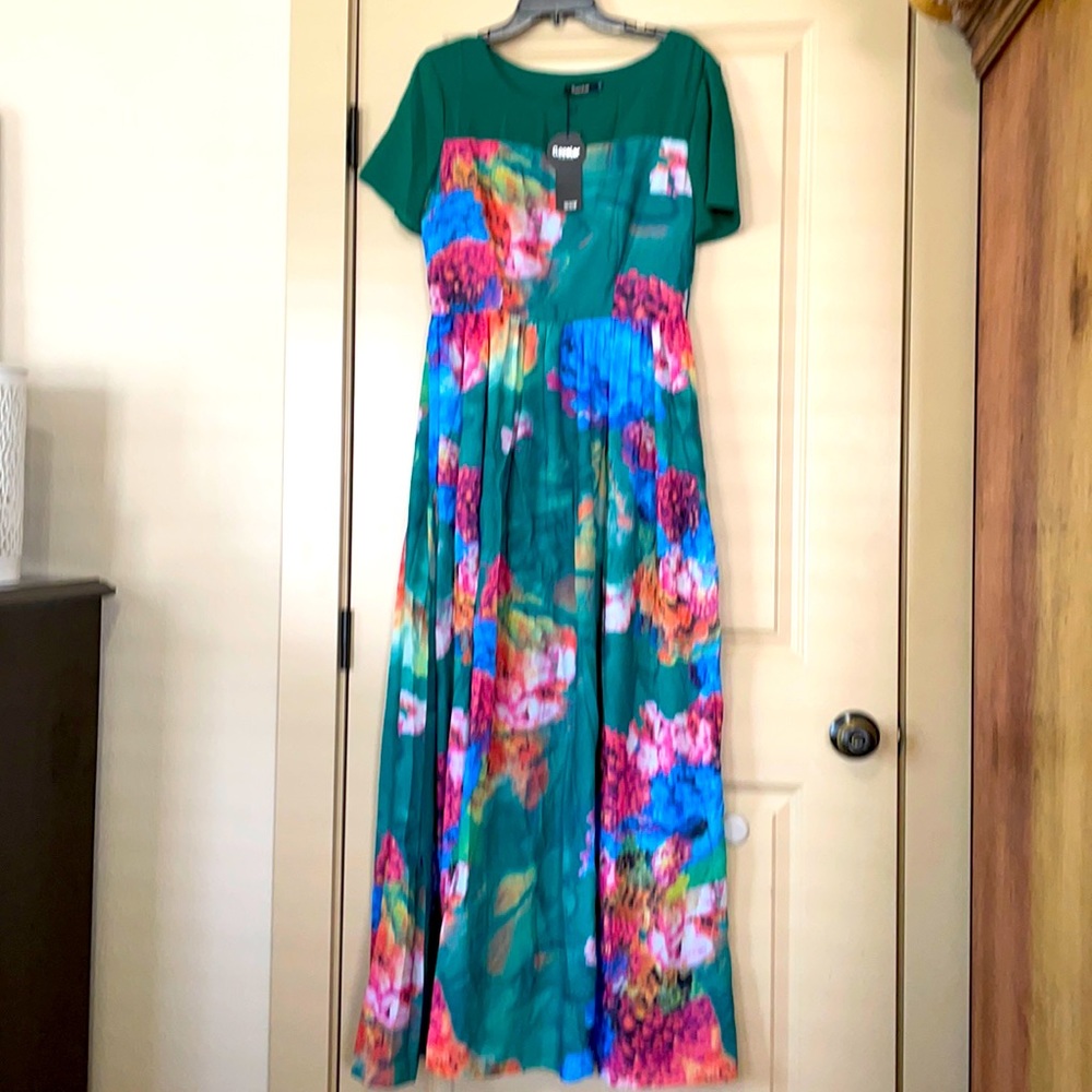 Garden Fresh & Floaty Chiffon Floral Empire Dress